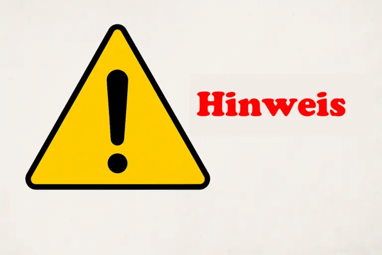 Hinweis